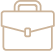 an icon of a briefcase