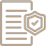 an icon of a document with a checkmark